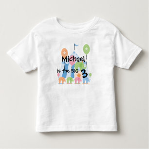 Circus Elephants Customisable Birthday T-shirt