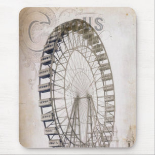 Circus Ferris Wheel Mouse Pad