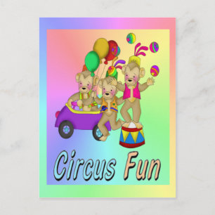 Circus Fun Postcard