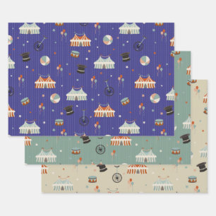 Circus Fun Wrapping Paper Sheet