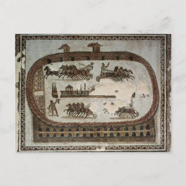 Circus Games, from Carthage, Roman Postcard (Front)