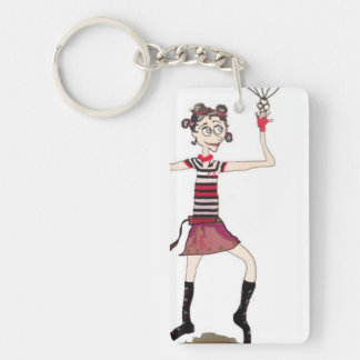 Circus Girl Keychain