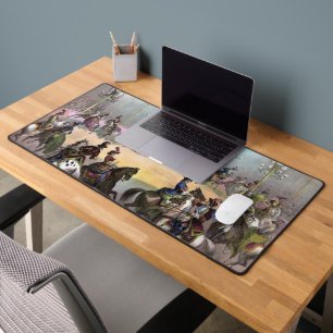 Circus Grand Finale, Circa 1872. Desk Mat