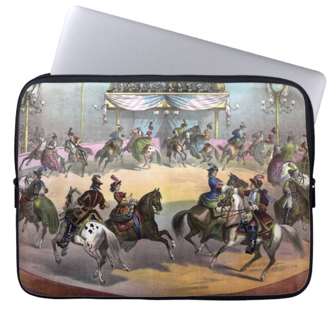 Circus Grand Finale, Circa 1872. Laptop Sleeve (Front)