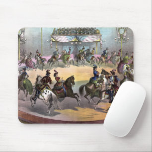 Circus Grand Finale, Circa 1872. Mouse Pad