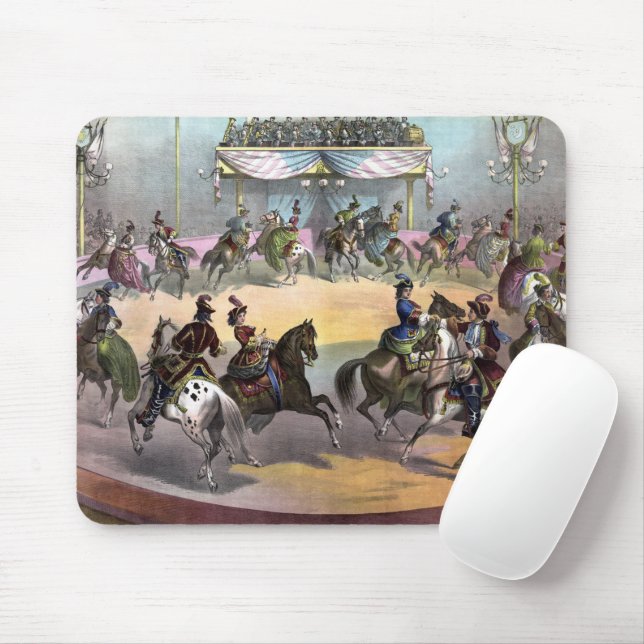 Circus Grand Finale, Circa 1872. Mouse Pad (With Mouse)