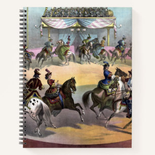 Circus Grand Finale, Circa 1872. Notebook