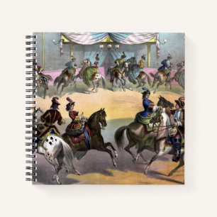 Circus Grand Finale, Circa 1872. Notebook