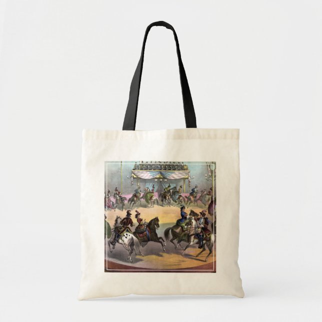 Circus Grand Finale, Circa 1872. Tote Bag (Front)