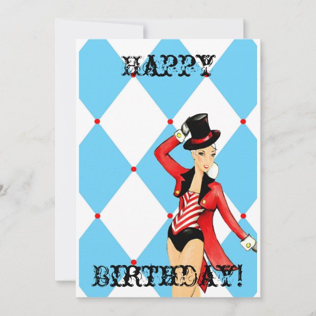 Circus Greeting Card (Front)