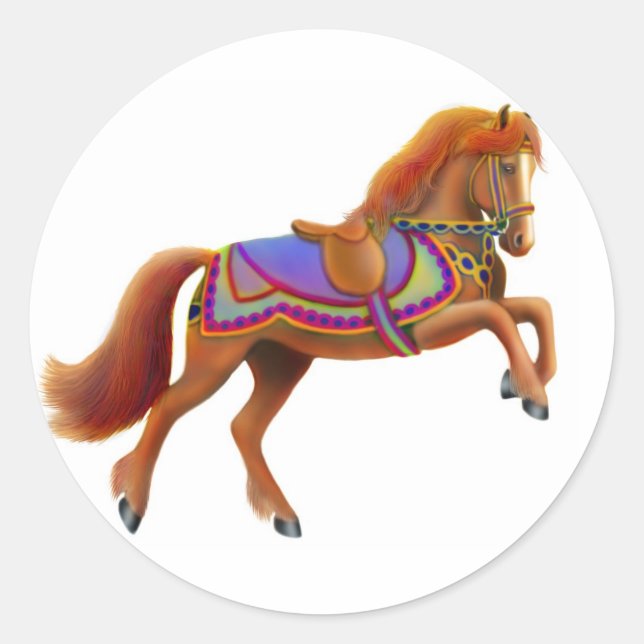 Circus Horse Sticker (Front)