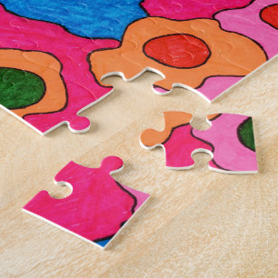 "Circus Lion" Abstract Jigsaw Puzzle
