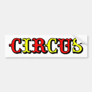 CIRCUS LOGO 2 BUMPER STICKER