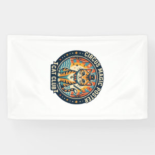 Circus Magic Poster Cat Cute Kitty Design - Circus Banner