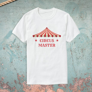  Circus Master Birthday Theme Party Parents T-Shirt