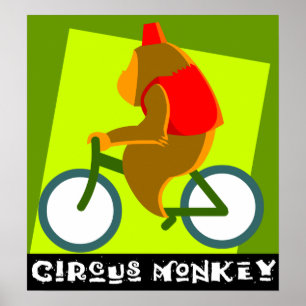 circus monkey poster