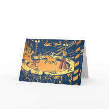 Circus Original Artwork Greeting Card