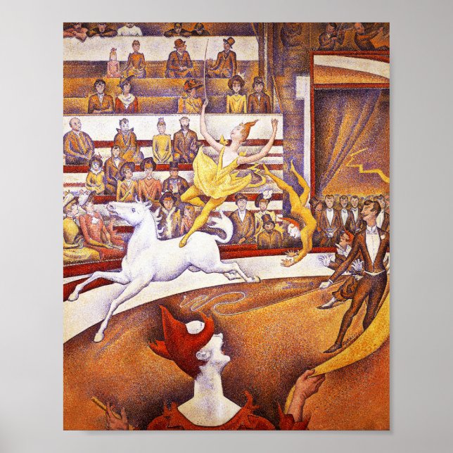 Circus painting by Georges Seurat Poster (Front)