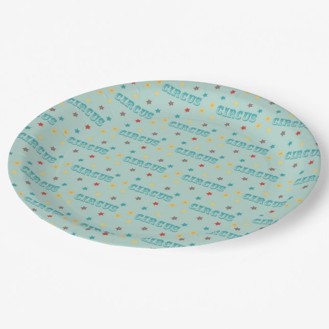 Circus Paper Plate (Angled)