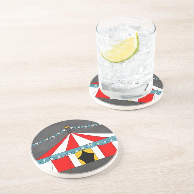 Circus Party Gifts Coaster (Side)