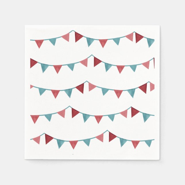 Circus Party Napkins | Carnival Napkins (Front)