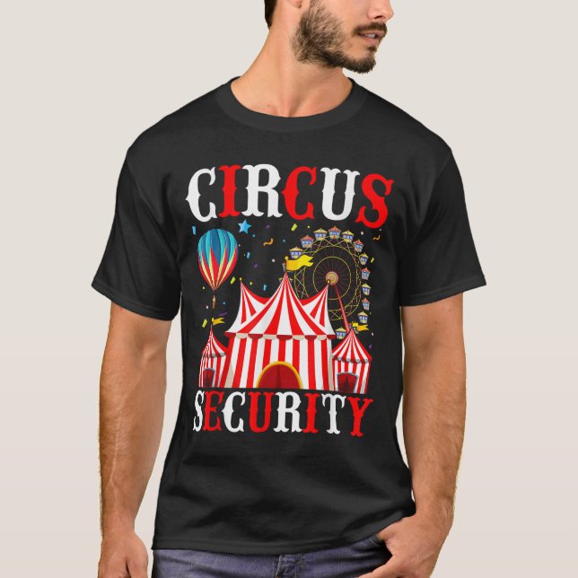 Circus Party Tee Circus Security Costume For Men W (Front)