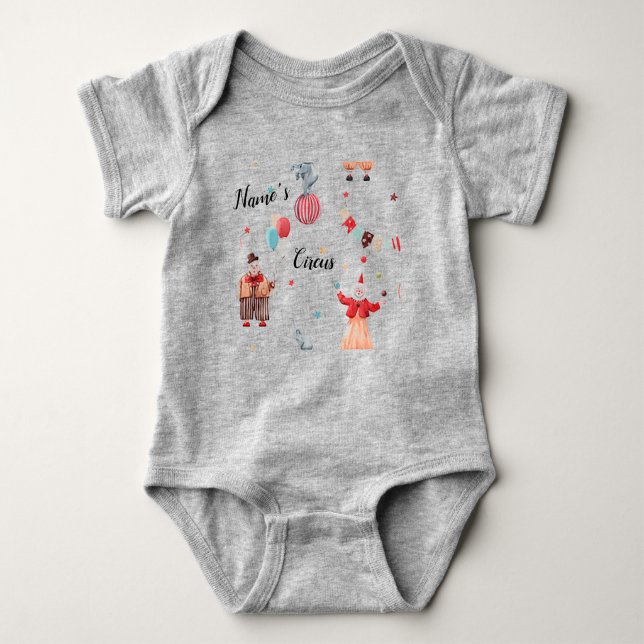 Circus Performance Baby Body Suit Baby Bodysuit (Front)