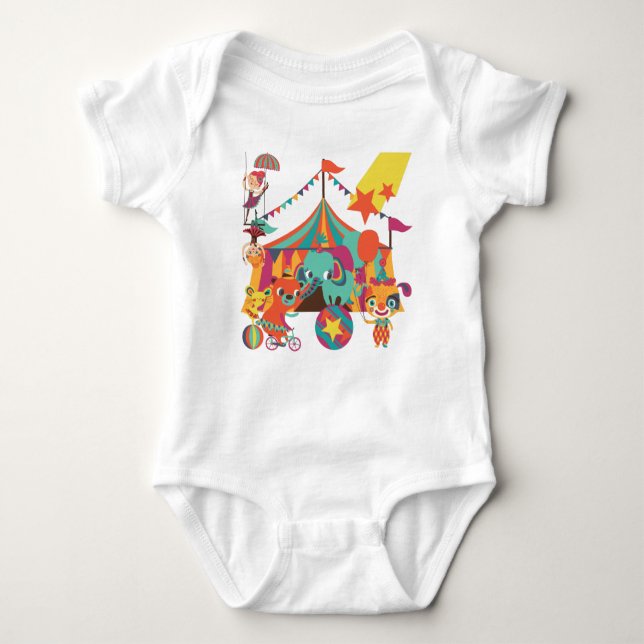 Circus Performers Baby Bodysuit (Front)
