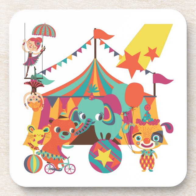 Circus Performers Coaster (Front)