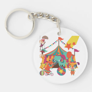 Circus Performers Key Ring