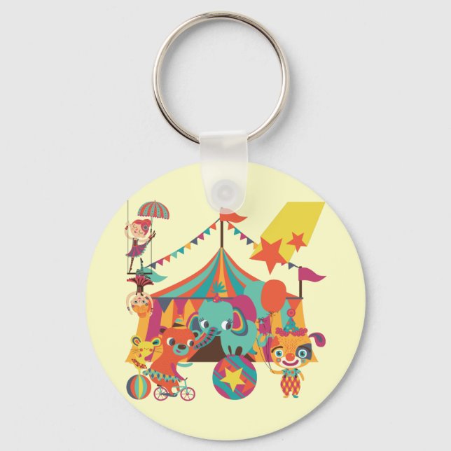 Circus Performers Key Ring (Front)