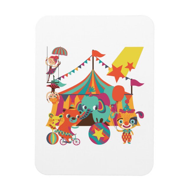 Circus Performers Magnet (Vertical)