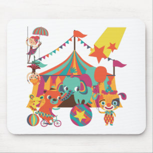 Circus Performers Mouse Pad