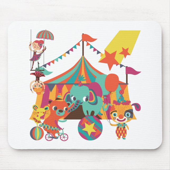 Circus Performers Mouse Pad (Front)