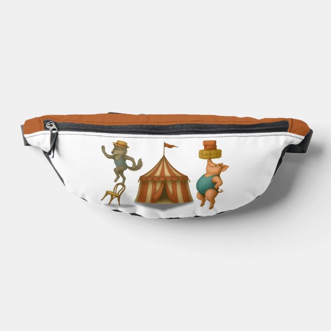 Circus pig & wolf bum bags (Lay Down)