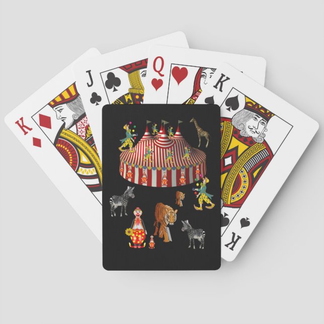 Circus Playing Card Deck (Back)