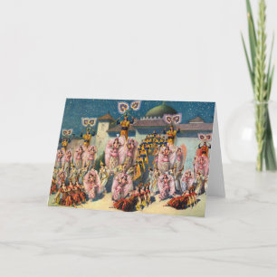 Circus Poster Of Dancers Before The Moorish King Card