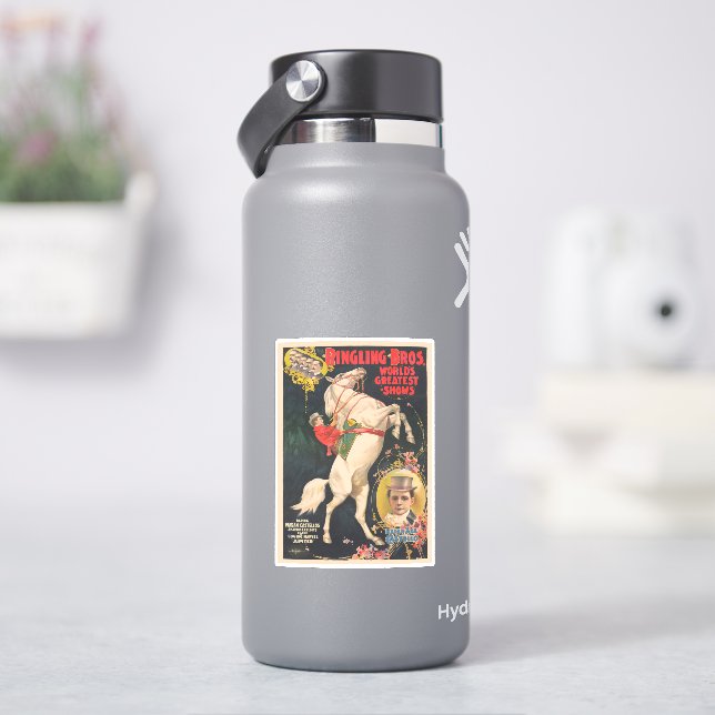Circus Poster Of Madam Ada Castello On A Horse (HydroFlask)