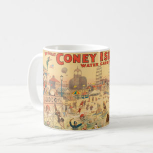 Circus Poster Of People In Costumes Performing Coffee Mug