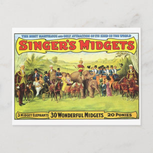 Circus Poster Postcard