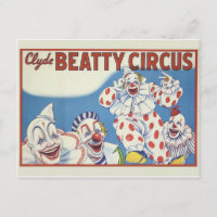 Circus Poster Postcard