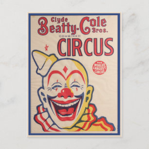 Circus Poster Postcard