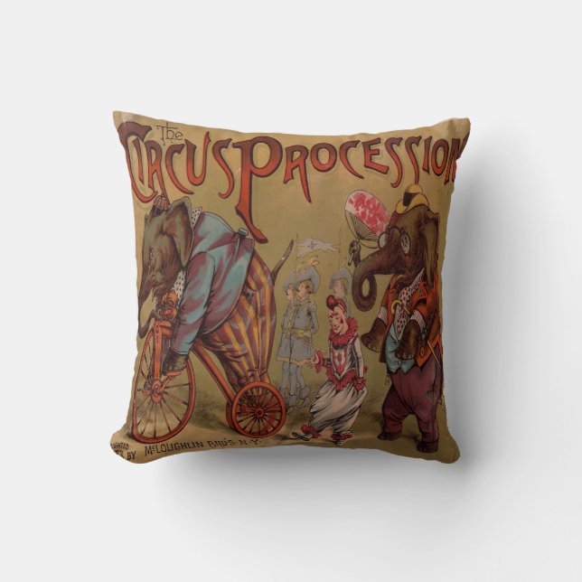 Circus Procession Cushion (Front)