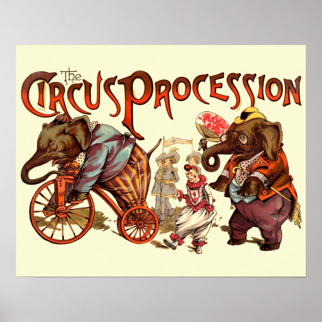 Circus Procession Poster (Front)