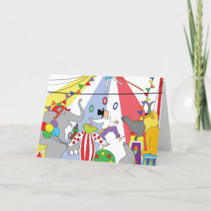 Circus Rehearsal Card