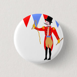 Circus Ring Master Circus Party 3 Cm Round Badge