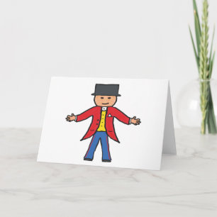 Circus Ringmaster Card