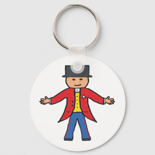 Circus Ringmaster Key Ring