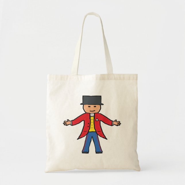 Circus Ringmaster Tote Bag (Front)
