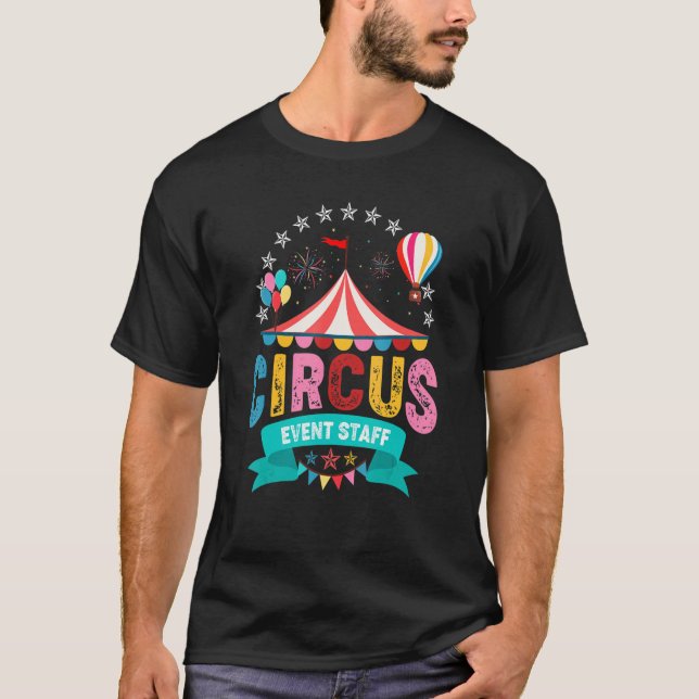 Circus Security Ringmaster Circus Event Staff T-Shirt (Front)